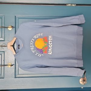 Stussy All Fruits Ripe Kingston Blue Sweatshirt